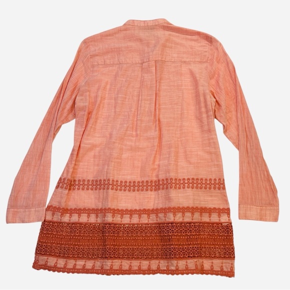 MAX Edition Boho Top, pleated details, and embroidered patterns, Pink, Medium - Picture 12 of 13